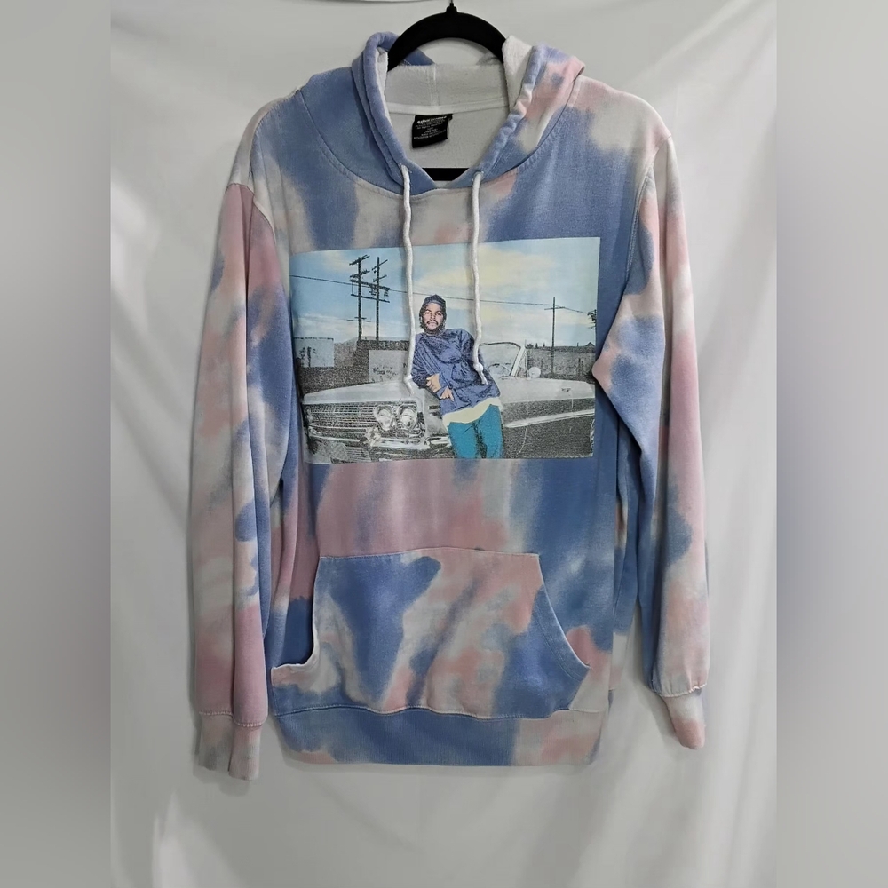 Boyz n the hood Mens Size Large Pullover Tie Dye Graphic Print Hoodie Ice...